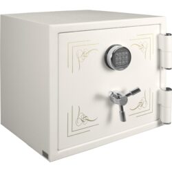 1.91 Cubic Ft Keypad Fireproof Jewelry Safe - White