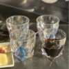 Leading Ware Rainbow Diamond Acrylic Glasses Drinking (Set of 4) Dof 9Oz Bpa Free Plastic Cocktail Glasses - Clear - Image 7
