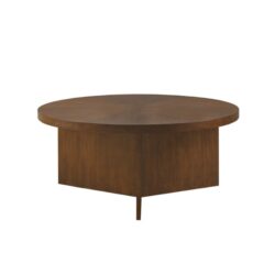Round Coffee Table - Brown