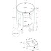 Accent Table, 2 Tier, Transitional - Espresso - Image 13