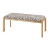 Fuji - Contemporary Bench - Gold / Beige Leopard - Image 3