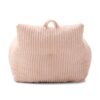 Giant Plush Bean Bag Chair With Armrests And Footstool For Adults - Pink - Image 12