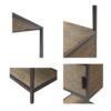Darley - 3 Shelf Bookcase With Storage Cabinet - Gray - Image 6