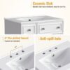 Bathroom Vanity Cabinet With Sink - White - Image 8