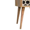 Inlay - Bone 2 Drawer Bedside Table - Light Brown - Image 5
