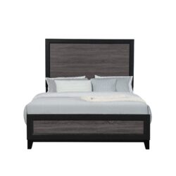 Soluto - 5 Piece Full Bedroom Set - Black / Gray