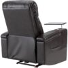 Power Recliner With Storage Arms, Cupholders, Swivel Tray Table And Cell Phone Stand - Brown - Image 17