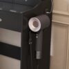Makeup Vanity Set With Power Outlet, Hair Dryer Holder, And Adjustable Lighting - Black - Image 10