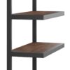Erina - Bookcase - Distressed Charcoal Brown - Image 6