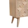 Hourglass Carved Cabinet - Marble - Image 6