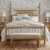 Queen Bed Turned Legs - Natural - Image 2