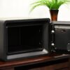 0.54 Cubic Ft Keypad Fireproof Security Safe - Black - Image 8