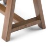 Sawhorse - Writing Desk - Medium Saddle Brown - Image 4