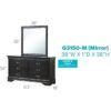 Elegant Traditional Wall Mirror - Black - Image 5