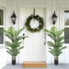 Artificial Areca Palm Plant 160 Cm Tall Faux Tropical Dypsis Lutescens Tree Indoor Outdoor Decor - Green - Image 11