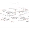 Lowry - Coffee Table - Distressed Charcoal Brown - Image 10