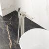 Free Standing Tub Faucet With Hand Shower, Bathroom Tub Filler - Brushed Nickel - Image 5