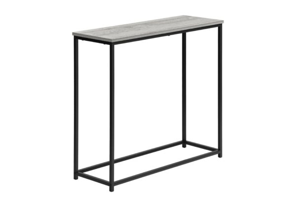 Accent Console Table For Entryway, Contemporary Convenient Design - Gray