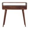 Curved Console Table - Caramel - Image 9
