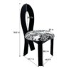 Key Design Dining Chairs (Set of 2) - White / Black - Image 3