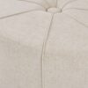 Oversized Ottoman Large Cocktail Ottoman - Cream - Image 6