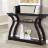 Accent Console Table For Entryway, Contemporary Versatile Placement - Espresso - Image 4