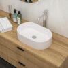 Vessel Oval Bathroom Sink - White - Image 2
