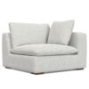 Jasmine - Corner Sectional Sofa And Ottoman - Gray - Image 3