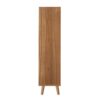 Allen - Rattan 2 Door 1 Drawer Cabinet Shoe Rack For Entrance, Double Layer - Walnut - Image 10