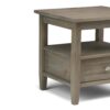 Warm Shaker - End Table - Distressed Gray - Image 4