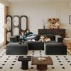 Modular Sectional Couches With Deep Seat For Living Room - Gray - Image 8