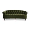 La Rosa - Victorian Chesterfield Tufted Sofa - Olive Green - Image 13