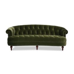 La Rosa - Victorian Chesterfield Tufted Sofa - Olive Green