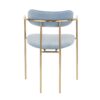 Demi - Contemporary Chair (Set of 2) - Blue - Image 5