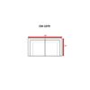 Patio Loveseat With Cushions - Espresso - Image 3