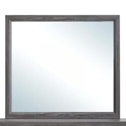 Glasgow - Mirror With Design And Low Distortion Glass - Gray