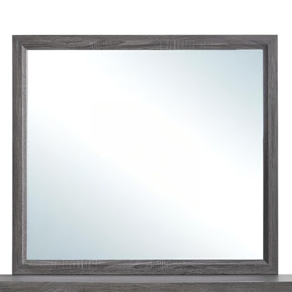 Glasgow - Mirror With Design And Low Distortion Glass - Gray