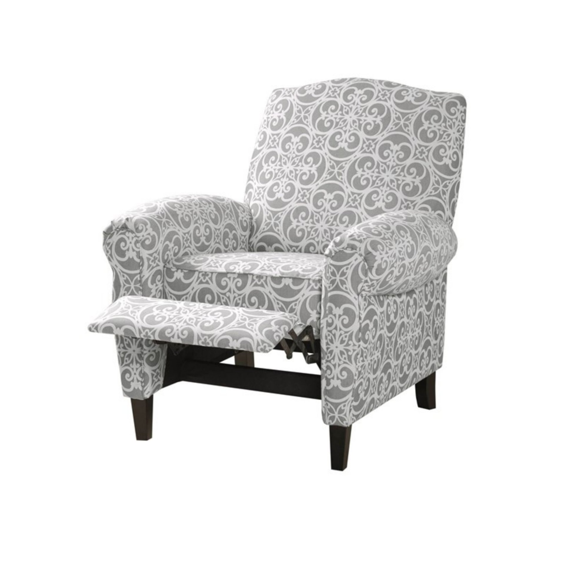 Kirby - Push Back Recliner Chair With Upholstery Frame - Gray - Image 6