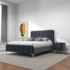Bethany - Queen Upholstered Platform Bed - Gray - Image 12