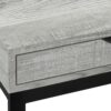 Accent Table, C - Shaped Stylish Modern - Gray - Image 7