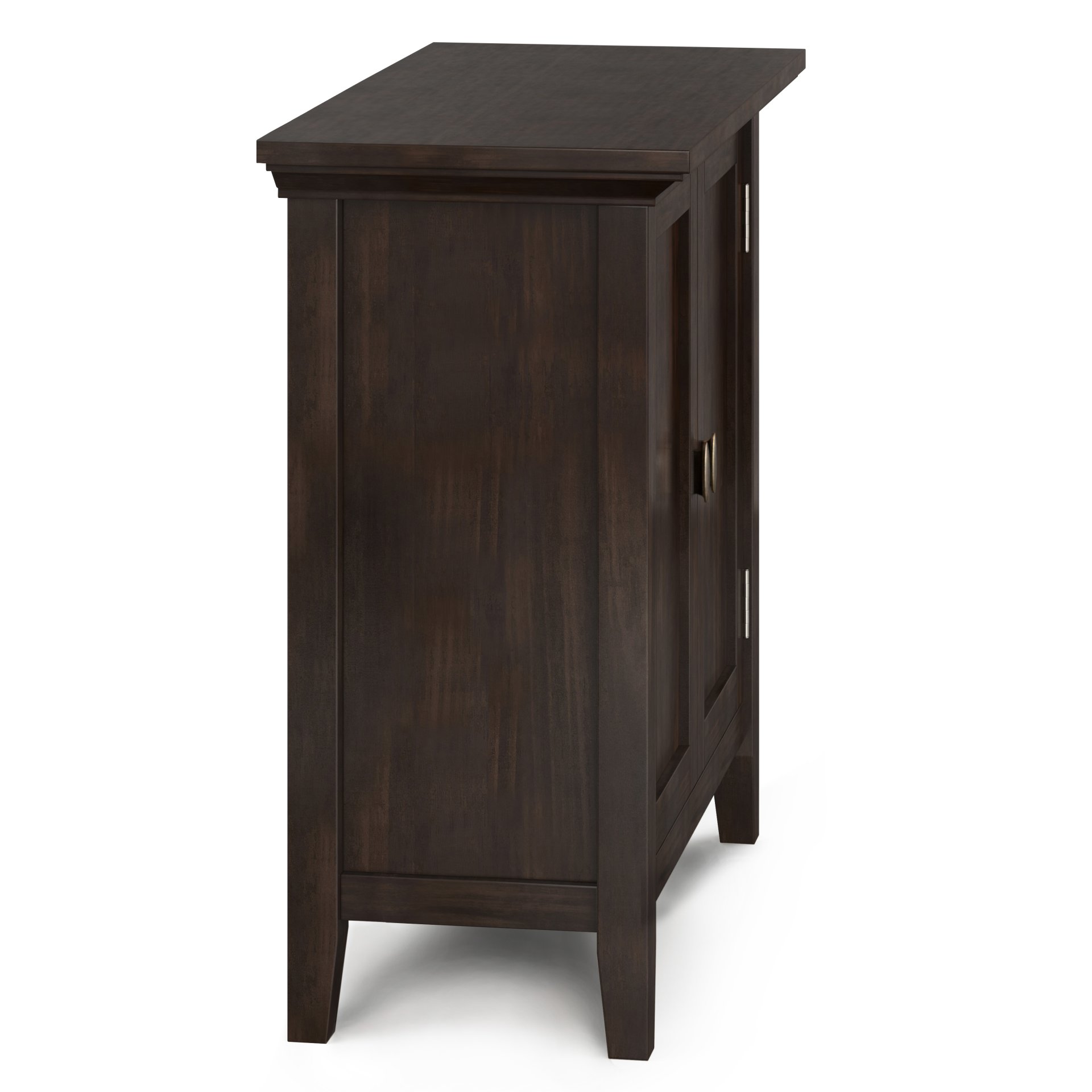 Redmond - Low Storage Cabinet - Brunette Brown - Image 4