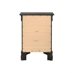 Louis Phillipe - 3 Drawer Nightstand - Black
