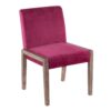 Carmen - Contemporary Chair (Set of 2) - White Washed / Hot Pink - Image 2