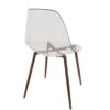 Clara - Mid-Century Modern Dining Chair (Set of 2) - Clear - Image 4