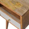 Mini Hand Painted Bedside Table - Light Blue - Image 5
