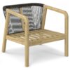Palmetto - Outdoor Conversation Chair (Set of 2) - Stone Gray - Image 6