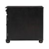 Vintage End Table Flip Top Side Table With USB Ports, 1 Multifunctional Drawer With Cup Holders, Sofa Couch Table With Bookshelf For Living Room And Small Space - Espresso - Image 21