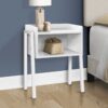 Accent Table, Side Contemporary & Versatile Placement - White - Image 9