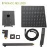 Dual Shower Head System With 10" Wall Mounted Square Shower & Rough In Valve - Oil-Rubbed Bronze - Image 9