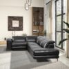 Zander - Reclining Sectional Sofa - Black - Image 4